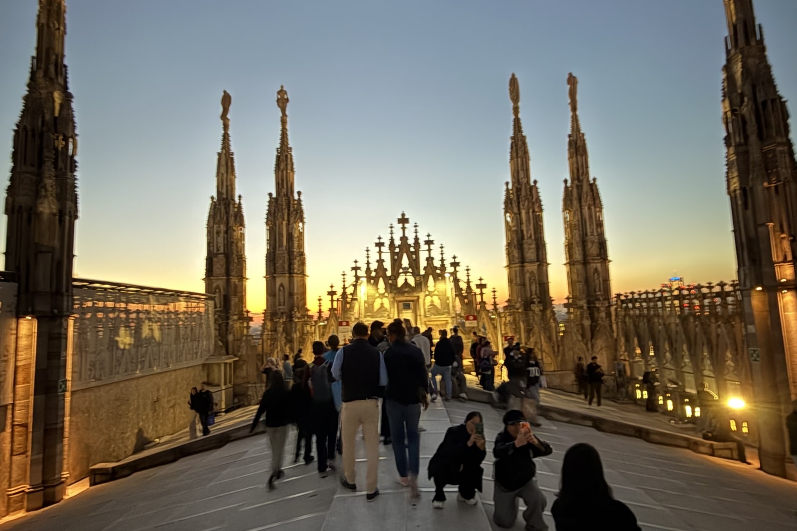 Terrasses du Duomo de Milan