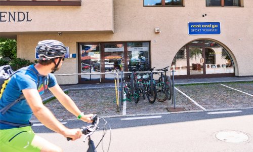 Noleggio, rental, Verleih Rent and Go Kurt Ladstätter (Bike rental) @ Valdaora di Mezzo / Mitterolang - Plan de Corones / Kronplatz